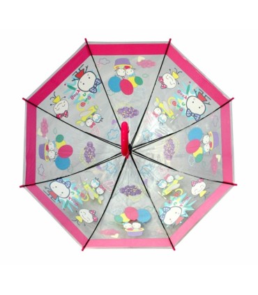 Dziecięca głęboka parasolka z gwizdkiem, ludziki