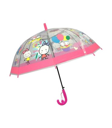Dziecięca głęboka parasolka z gwizdkiem, ludziki