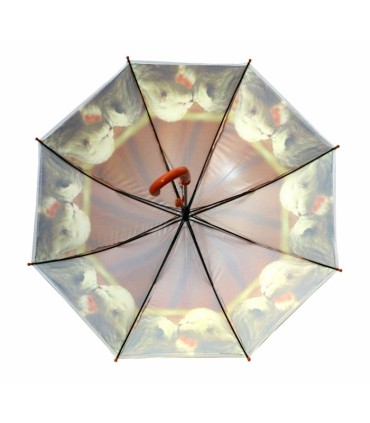 Dziecięca duża automatyczna parasolka z gwizdkiem, kotki