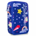 Podwójny piórnik z wyposażeniem, Coolpack Jumper 2, Unicorns A66208