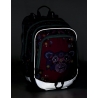 Plecak szkolny Bagmaster trzykomorowy, małpka