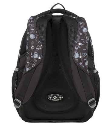 Lekki plecak szkolny Bagmaster Wzorki - trzykomorowy