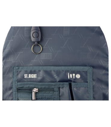 Dwukomorowy plecak szkolny St.Right 19 L, Dogs BP26