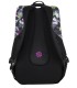 Młodzieżowy plecak  Bagmaster trzykomorowy czarny z fioletowymi wstawkami