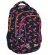 Dwukomorowy plecak szkolny St.Right 19 L, Rainbow Birds BP26