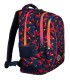 Dwukomorowy plecak szkolny St.Right 19 L, Rainbow Birds BP26