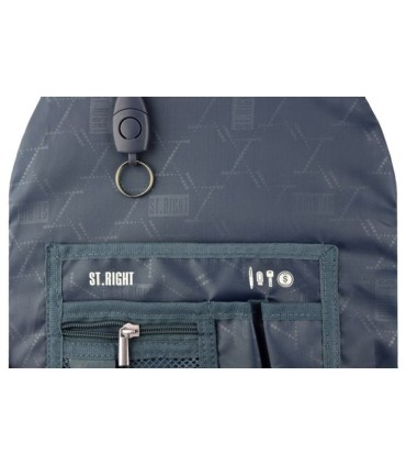 Dwukomorowy plecak szkolny St.Right 19 L, Rainbow Birds BP26