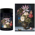 PUZZLE w puszce 1000 elementów ART BOSSCHAERT martwa natura z kwiatami INTERDRUK