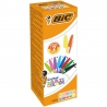 Długopisy BIC Cristal Multicolor - miks kolorów, opakowanie 20 sztuk