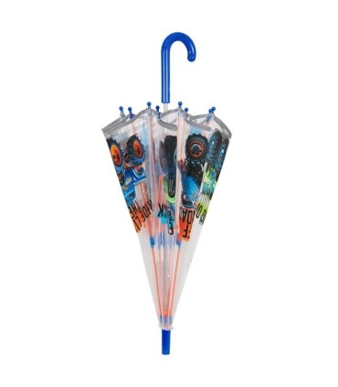 Parasolka dziecięca głęboka przezroczysta Perletti MONSTER TRUCK