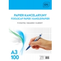 PAPIER KANCELARYJNY W KRATKĘ A3 INTERDRUK 100 ARKUSZY 70g