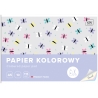 PAPIER KOLOROWY PASTELOWY, A5, 10 KARTEK, 115G, INTERDRUK