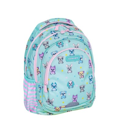  Plecak szkolny trzykomorowy Astra BAG AB330 PUPPIE'S WORLD