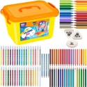 Zestaw plastyczny kreatywny dla dzieci BIC KIDS 103 elementy: kredki, flamastry, ołówki, gumki