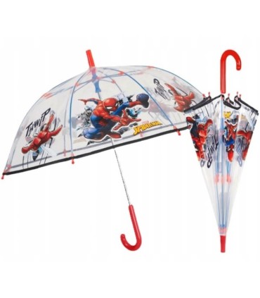 Parasolka dziecięca przezroczysta bezpieczna PERLETTI Spiderman
