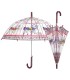 Automatyczna parasolka dziecięca przezroczysta głęboka PERLETTI karuzela koniki