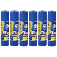6 x KLEJ SZKOLNY ASTRA W SZTYFCIE 8 g SUPER MOCNY, NIE MARSZCZY PAPIERU