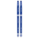 2 szt. x długopis żelowy wymazywalny Kidea z gumką – niebieski, 0.7 mm, pióro