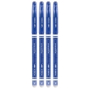 4 szt. x długopis żelowy wymazywalny Kidea z gumką – niebieski, 0.7 mm, pióro
