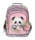 Plecak szkolny dwukomorowy z pomponem Derform CUTE PANDA