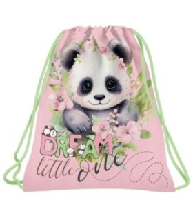Worek szkolny na obuwie Derform CUTE PANDA