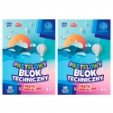 2 szt. x Blok techniczny Astra 10 pastelowych, kolorowych kartek A4