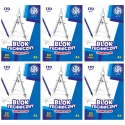6x Blok techniczny biały A3 ASTRA 10 arkuszy 170g