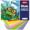 Blok rysunkowy kolorowy REXUS Benjamin A4 16 kartek, 80-100g/m2