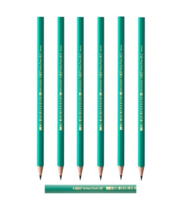 6 szt. x ołówek BIC Evolution Original HB/2 z żywicy bezdrzewnej