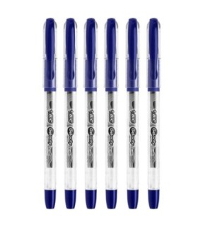 6 SZT. X DŁUGOPIS ŻELOWY BIC GEL-OCITY STIC CIENKA KOŃCÓWKA 0,5MM, NIEBIESKI