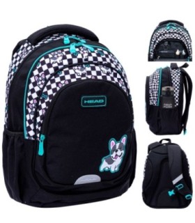 Plecak szkolny trzykomorowy Astra HEAD AB330 CUTE PUPPY piesek