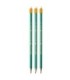 3 x ołówek hb/2 BIC evolution original z gumką, wykonany z żywicy bezdrzewnej