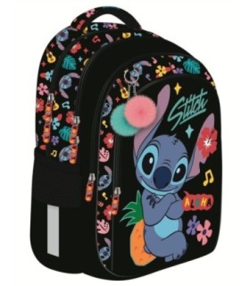 PLECAK SZKOLNY 4-KOMORY dla klas 1 - 3  22 L STITCH BLACK ALOHA
