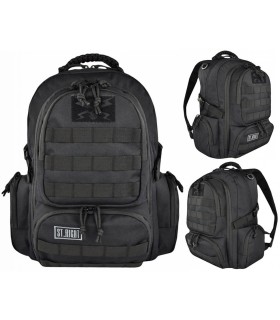 PLECAK SZKOLNY 4-KOMOROWY 30 L MAJEWSKI ST.RIGHT MILITARY BLACK