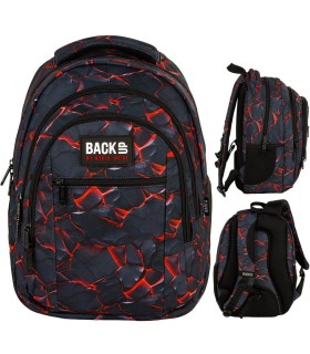 Plecak szkolny 26 L trzykomorowy Derform BACKUP model O BLAZE