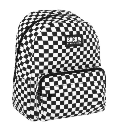 Plecak szkolny jednokomorowy lekki Derform BACKUP model C SZACHOWNICA