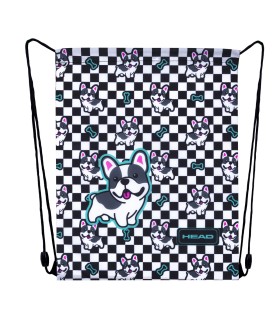 Worek na obuwie strój gimnastyczny ASTRA HEAD CUTE PUPPY