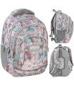 Plecak szkolny czterokomorowy 26 L Derform BACKUP model A GEOMETRIC BEIGE