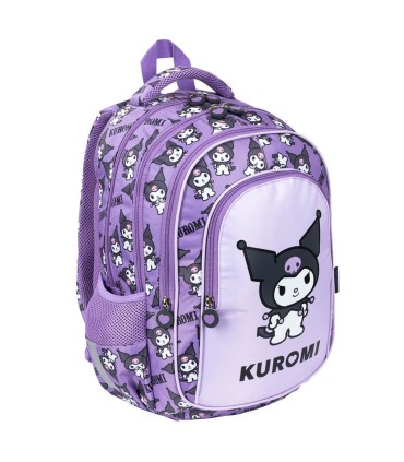 Plecak szkolny trzykomorowy 22 L dla klas 1-3 St.- Majewski KUROMI VIOLET