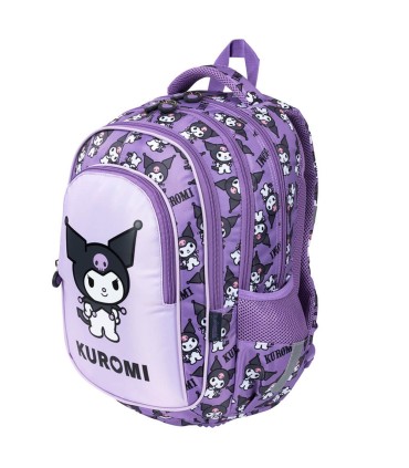 Plecak szkolny trzykomorowy 22 L dla klas 1-3 St.- Majewski KUROMI VIOLET