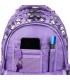 Plecak szkolny trzykomorowy 22 L dla klas 1-3 St.- Majewski KUROMI VIOLET