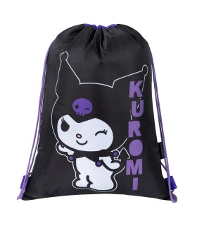 Worek  z imiennikiem na obuwie, strój gimnastyczny St.Majewski, KUROMI BLACK