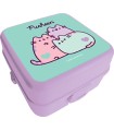 Śniadaniówka, lunchbox z przegródkami i tacką St.-Majewski PUSHEEN VIOLET