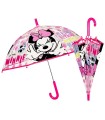 Głęboka bezpieczna parasolka dziecięca PERLETTI przezroczysta MYSZKA MINNIE