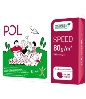 Papier biurowy ksero biały do drukarki xero POLSPEED A4 80g 500 arkuszy