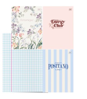 3x ZESZYT A4, 60 KARTEK, KRATKA Z MARGINESEM, DLA DZIEWCZYNY, INTERDRUK