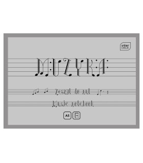 Zeszyt do muzyki nut z pięciolinia A5 16 kartek Interdruk