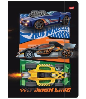Teczka z gumką A4 tekturowa Unipap St-Majewski HOT WHEELS
