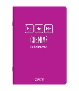 ZESZYT A5 DO CHEMII, 60 KARTEK, KRATKA, HERLITZ
