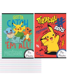 2x zeszyt A4 32 kartki w trzy linie do nauki pisania Pokémon, St. Majewski, KAŻDY INNY